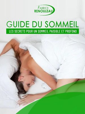 cover image of guide du sommeil